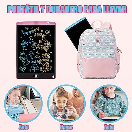 Tablet de dibujo LCD pizzaron magico con tecnologia de borrado inteligente