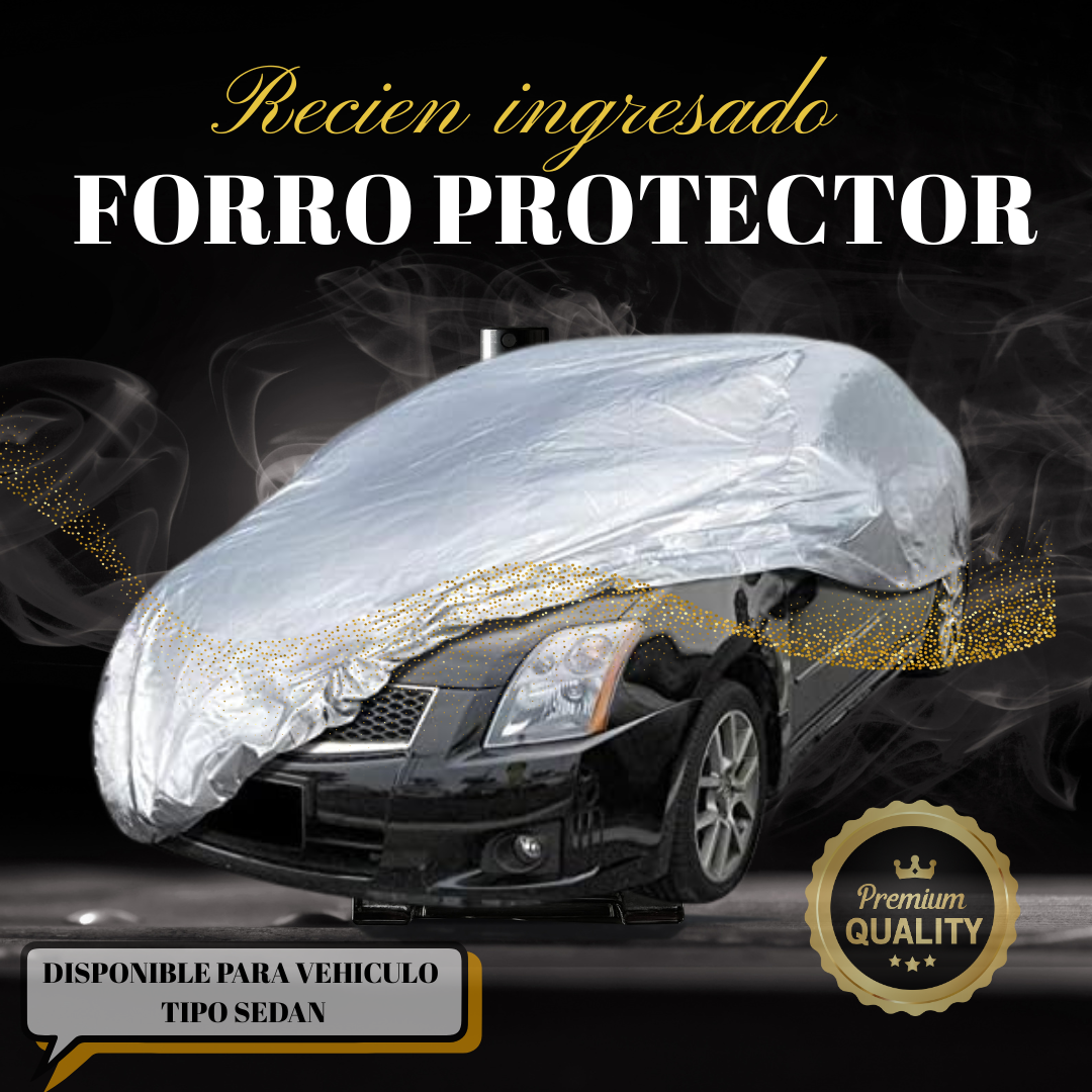 Forro protector para Auto, Universal Cubierta para Automóvil SEDA Impermeable Exterior Anti-UV Resistente al Polvo