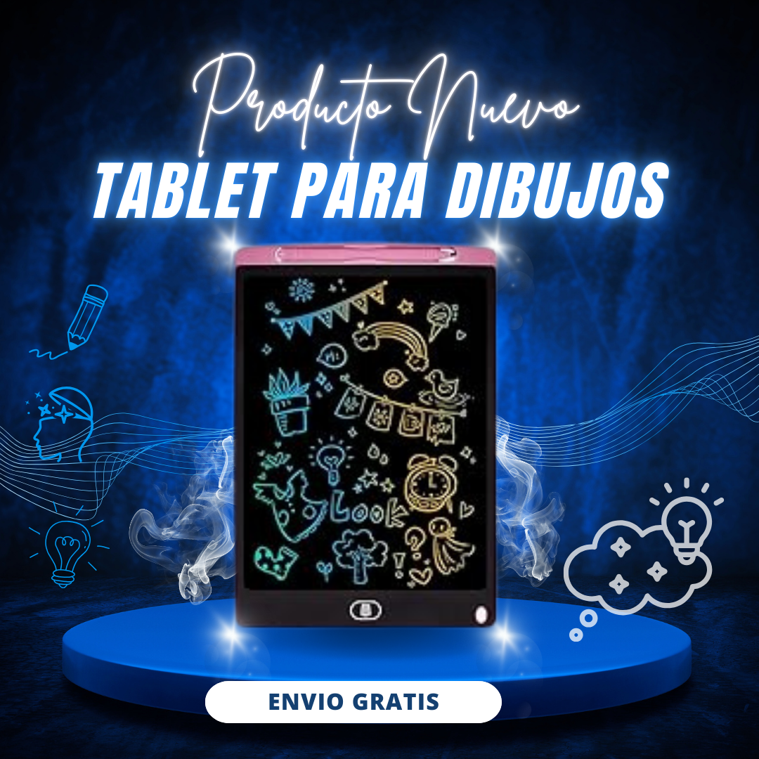 Tablet de dibujo LCD pizzaron magico con tecnologia de borrado inteligente