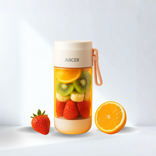 licuadora personal para batidos y licuados 10 cuchillas de gran capacidad de 500 ml y recargable por USB